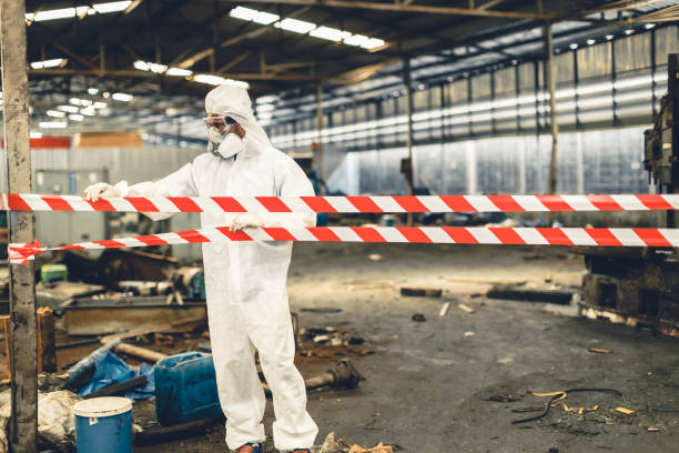 Professional Biohazard technician working in Sister Bay, WI